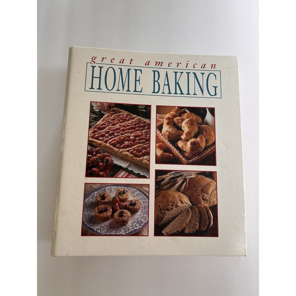 Great American Home Baking Cookbook Binder 1993 Recipes 12 Sections Baker School